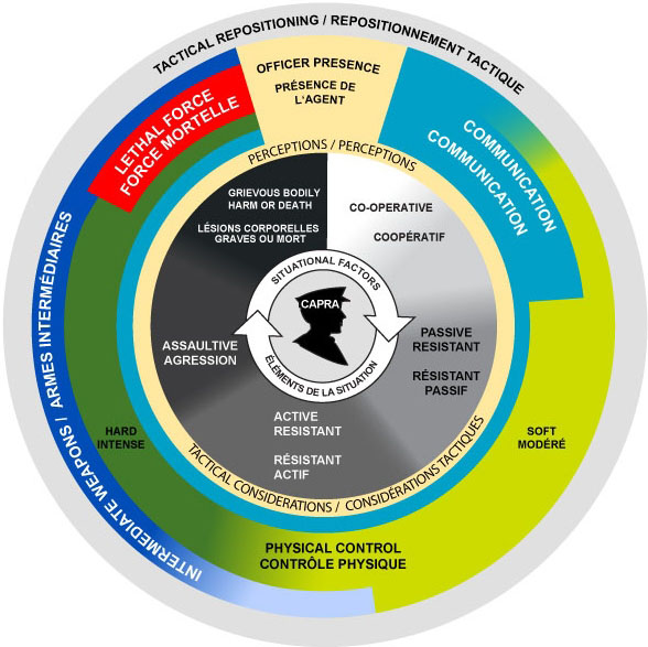 Diagram depicting the Incident Management/Intervention Model